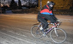 Wheels keep on turning, even in the cold