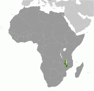 Western engineering student Lauren Cuthbertson will travel to the African country of Malawi (highlighted above) later this year.