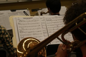 The jazz ensemble is comprised of 30 students who were selected after a round of