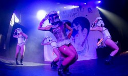 Suicide Girls Blackheart Burlesque show avoids the common, old-fashioned burlesque outfits.
