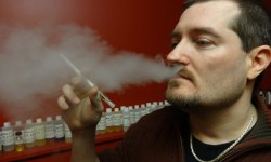 The great vape debate Craig Smith smoking an e-cigarette