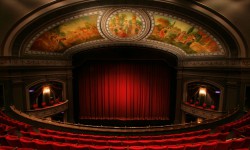 Forgot about play: London’s theatre community celebrates forgotten art An empty stage at the Grand Theatre in London, which celebrates World Theatre Day today.