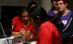 Hundreds hacking Western this weekend Pearl Hacks, which took place March 21-22, was a hackathon at University of North Carolina exclusively for women. <br /> Photo courtesy of Major League Hacking.