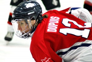 Lori Dupuis has played with Hefford on the Varsity Blues, Brampton Thunder and has won two Olympic medals on Team Canada.   Photo courtesy of Lori Dupuis 