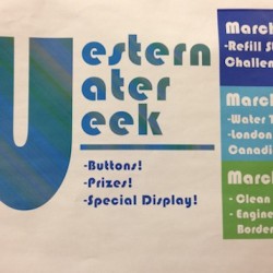 Western Water Week is holding its last day of events Friday in the basement of the UCC. (Photo: Emily McWilliams)