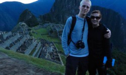 Settling down all over the world Adam Dolman and Alex Kozelko hiked around Macchu Picchu when they went to Peru.