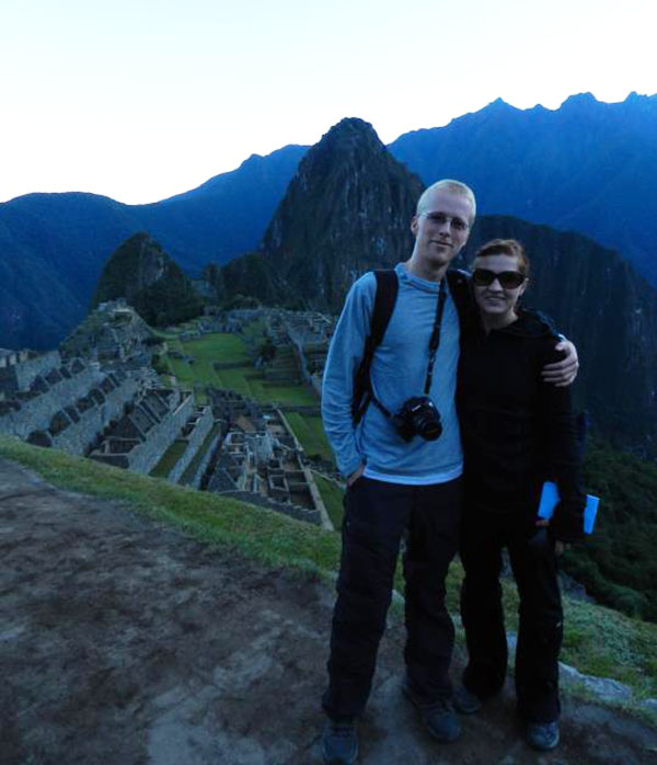 Adam Dolman and Alex Kozelko hiked around Macchu Picchu when they went to Peru.