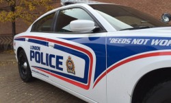Shootings trigger spotlight on police gun use Police car parked outside the London Police Services.