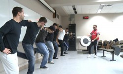 Dancing Into Your Heritage The Al Asala dance group holding a practice session at Western University <br /> Photo by Chris Vandenbreekel <br />