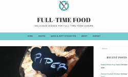 Full-Time Food Blog full time food blog screen capture